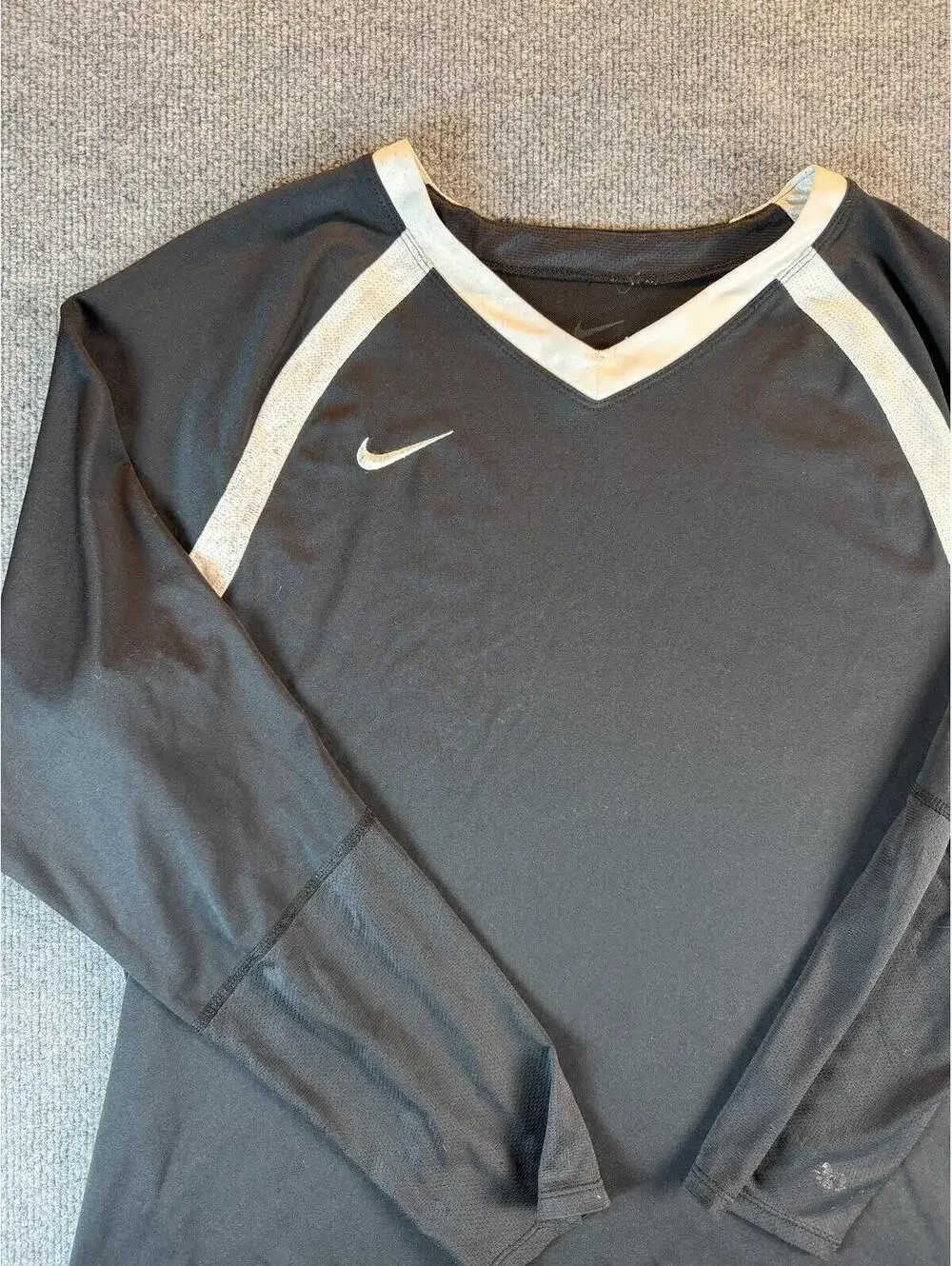 Nike‎ Long Sleeve Dri-Fit Athletic Shirt Black Womens XXL - Running, Exercise